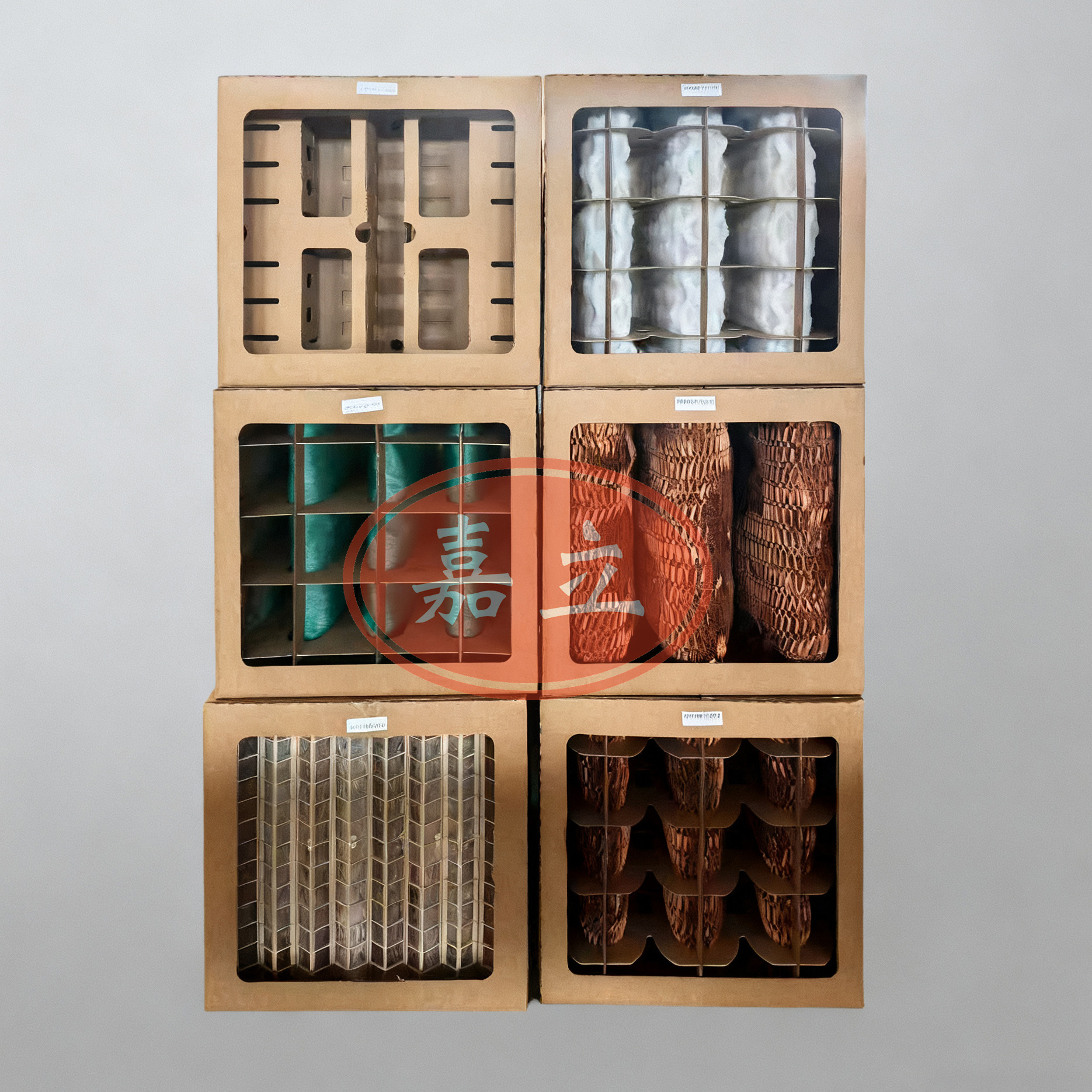 富拉尔基纸盒式漆雾过滤纸箱